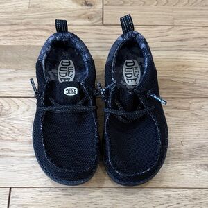 Hey Dude Kids Black Shoes